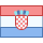 Das Bild zeigt eine kroatische Flagge.