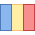 Das Bild zeigt eine rumänische Flagge.